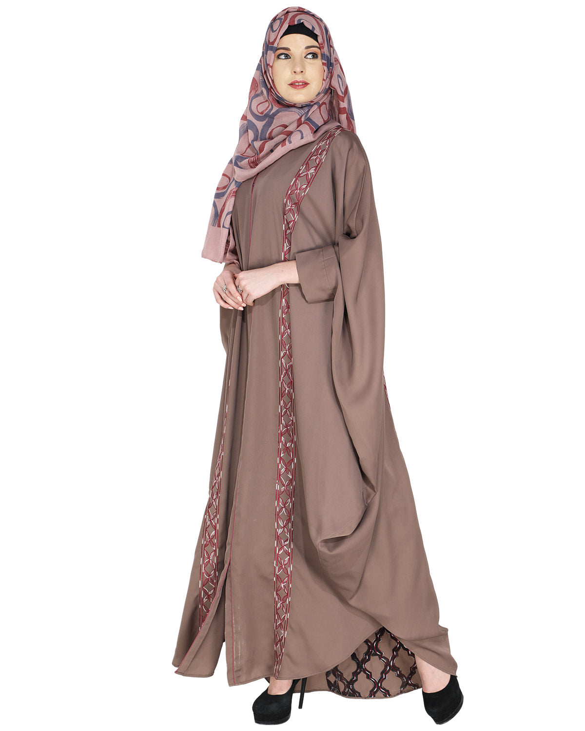 Ravishing Black Kaftan Brown