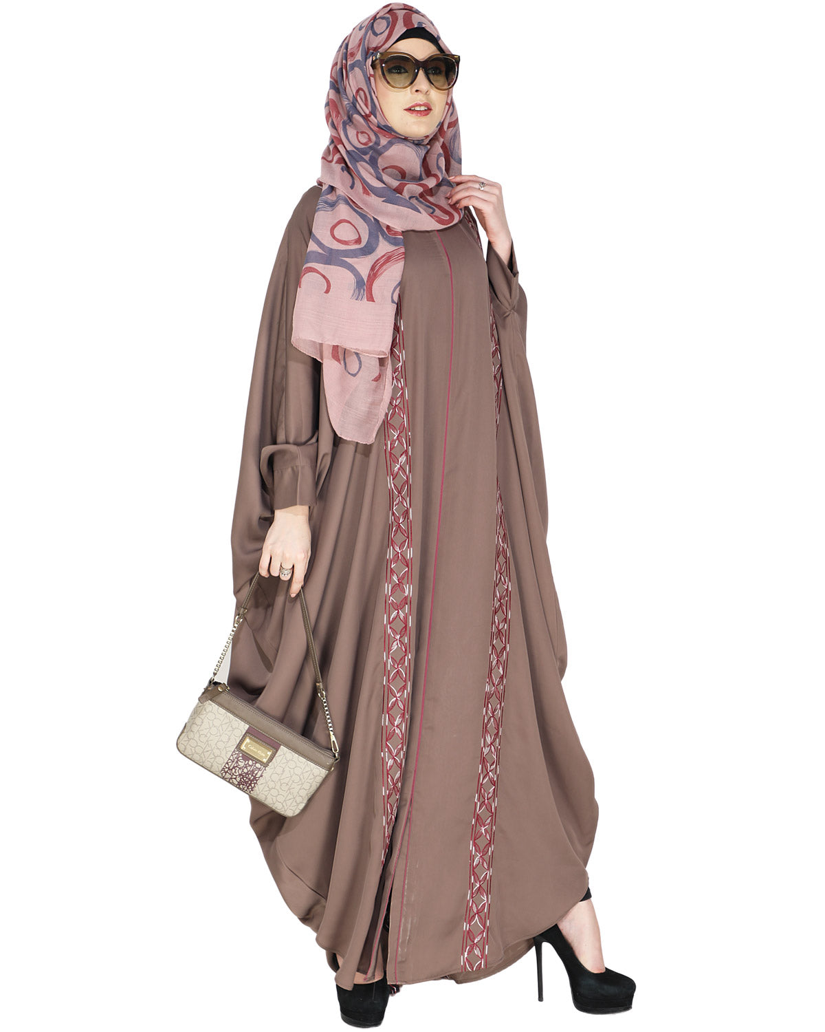 Ravishing Black Kaftan Brown
