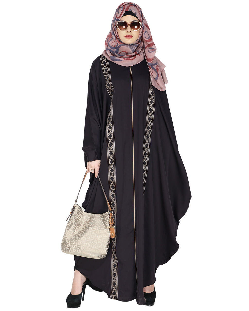 Ravishing Black Kaftan Brown