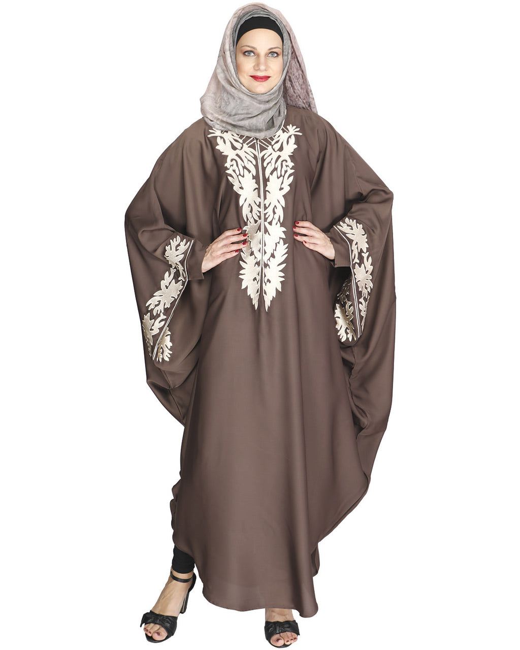 Aesthetically Elegent Kaftan Purple