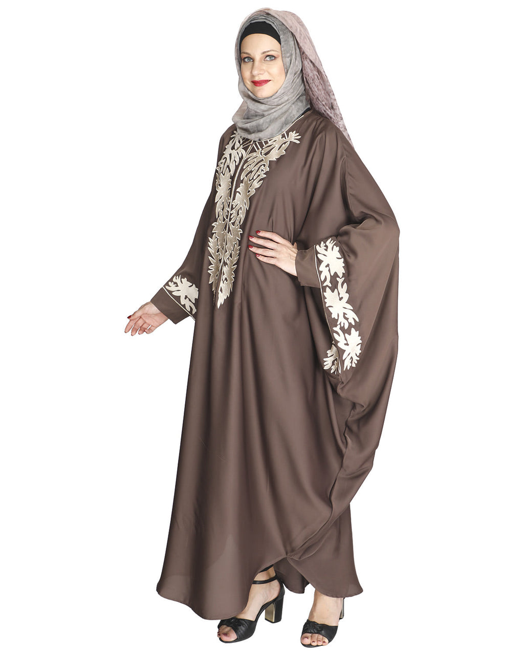 Aesthetically Elegent Kaftan Purple