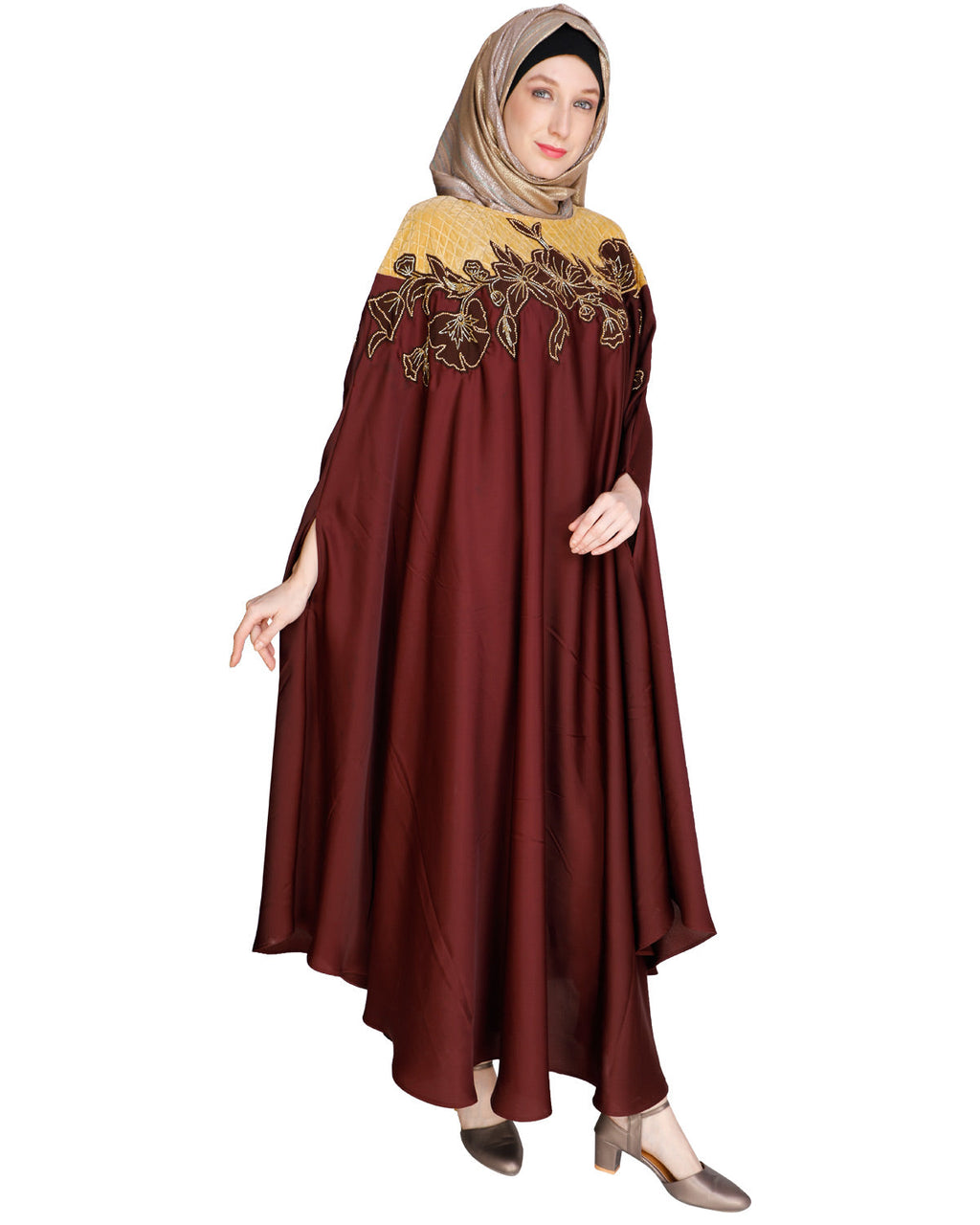 Opulent Black Kaftan Wine