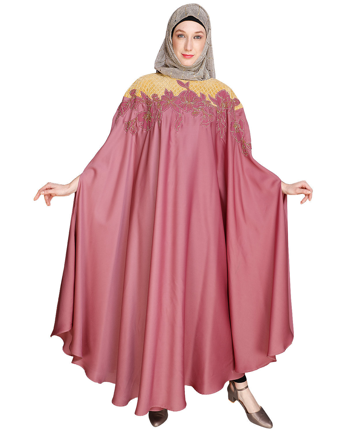 Opulent Black Kaftan Wine