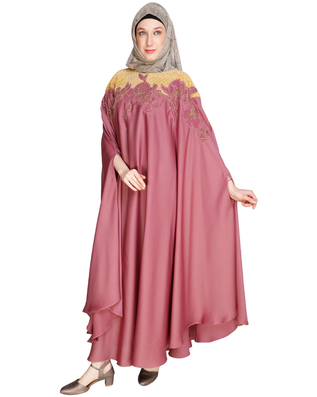 Opulent Black Kaftan Wine