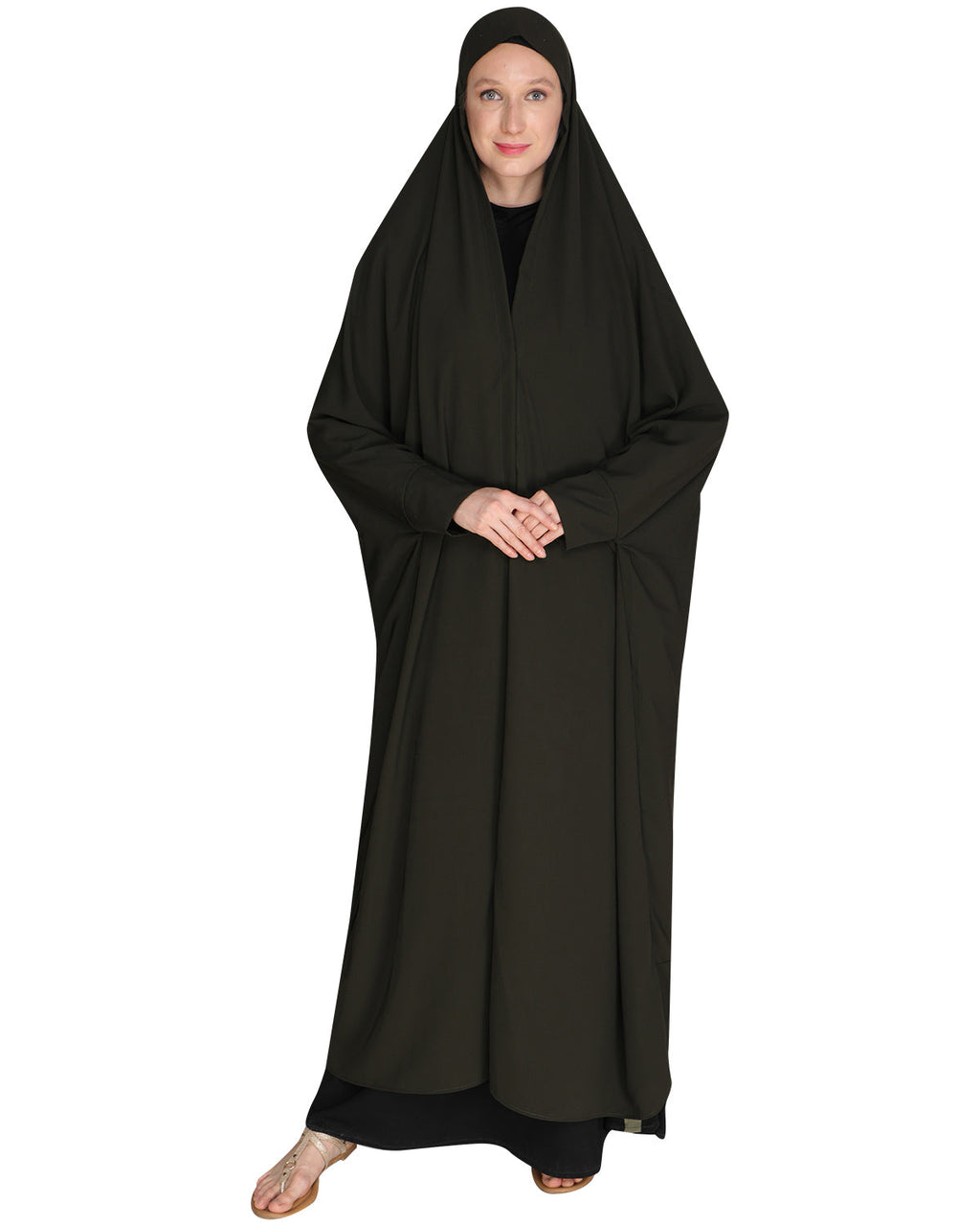 Solid Black Iraqi Chaddar Olive