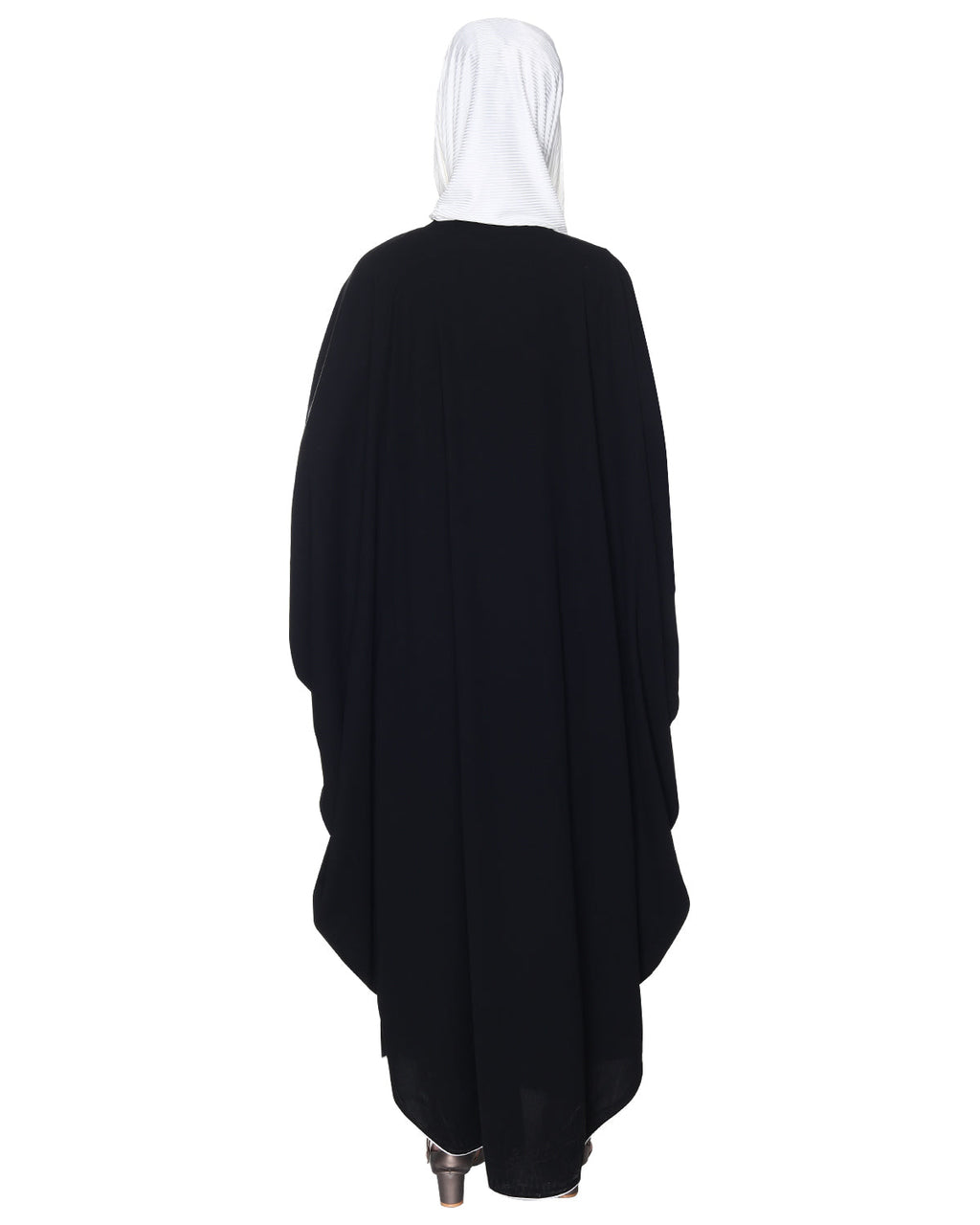 Dimensional Design Embroidered Kaftan Black