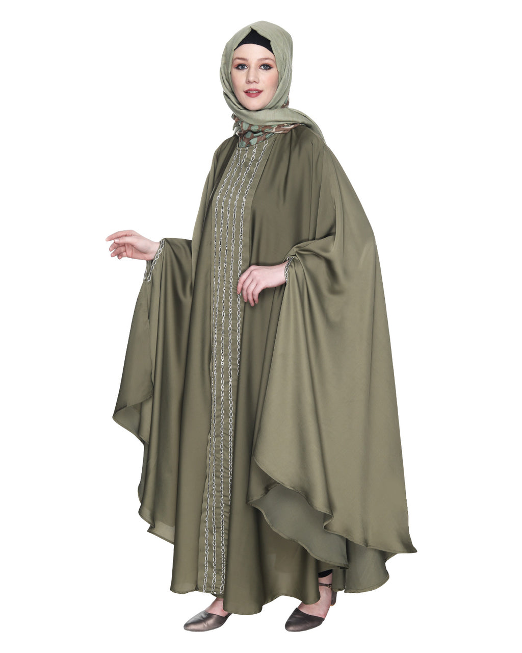 Festive Glittering Embroidered Kaftan