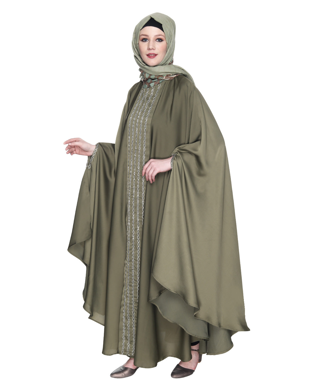 Festive Glittering Embroidered Kaftan