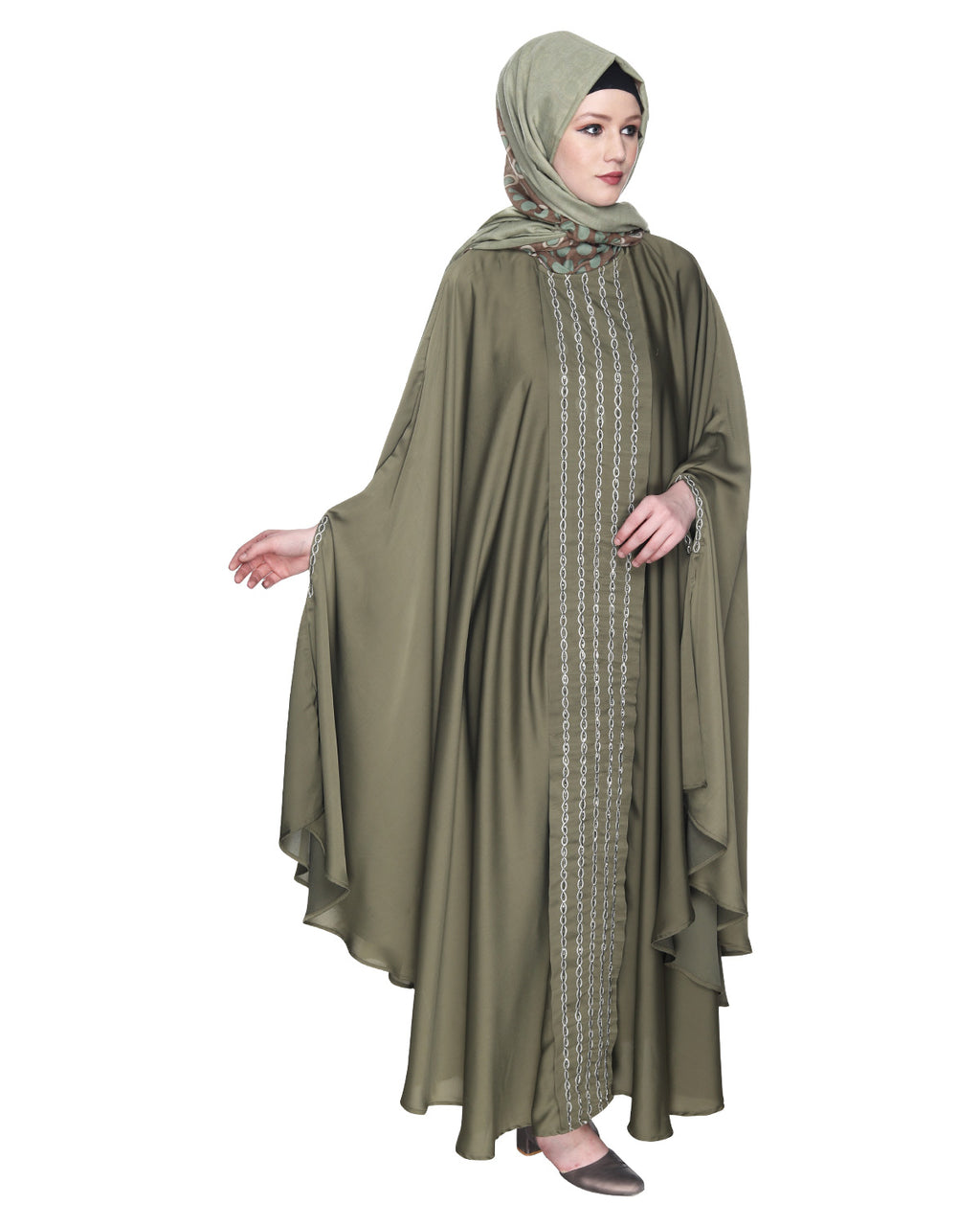 Festive Glittering Embroidered Kaftan