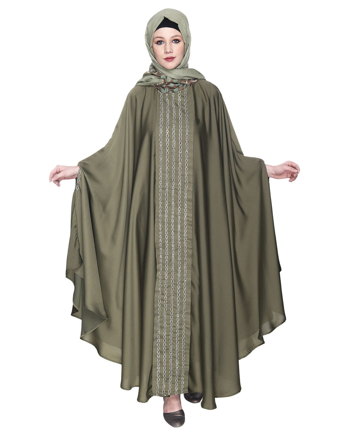 Festive Glittering Embroidered Kaftan