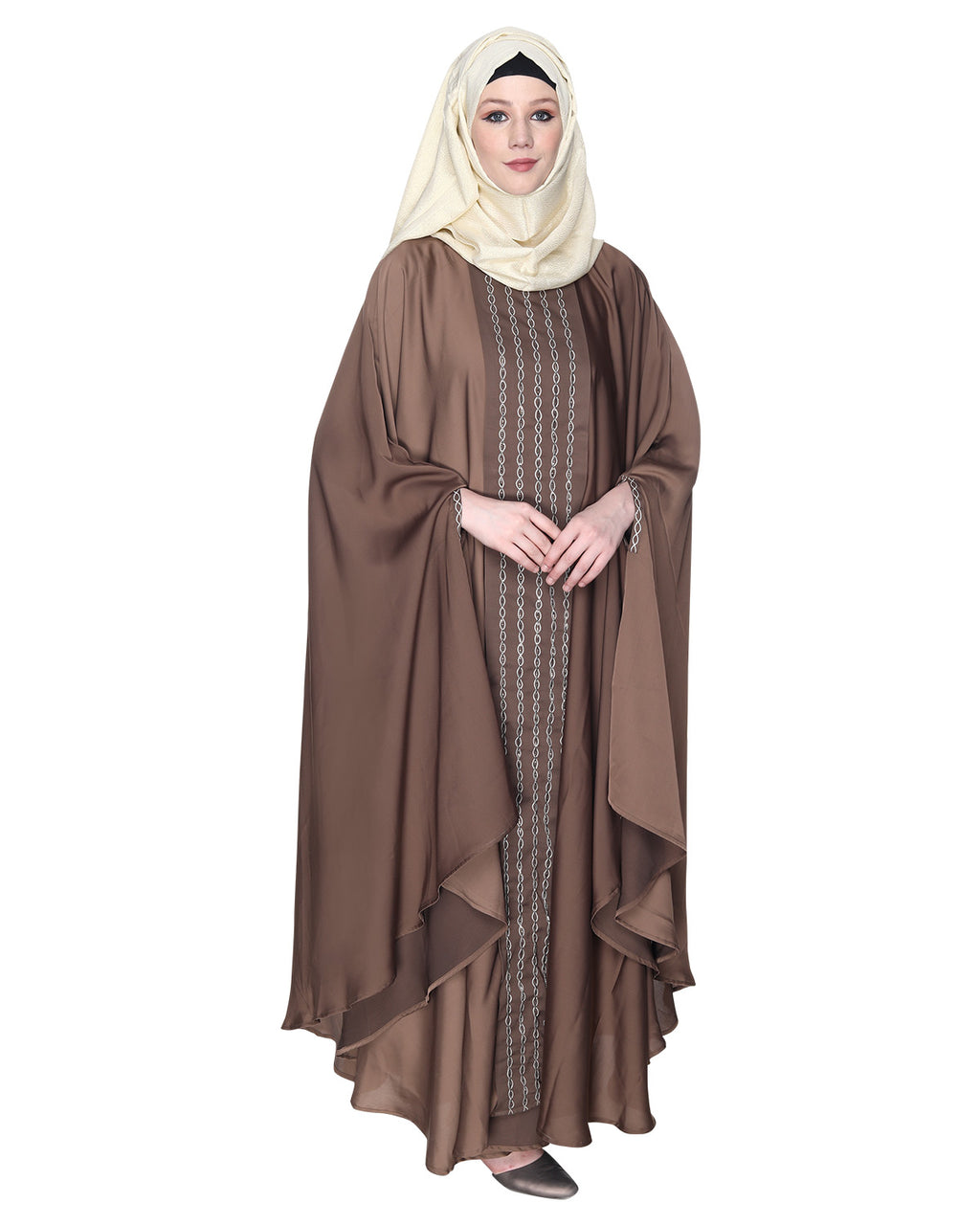 Festive Glittering Embroidered Kaftan