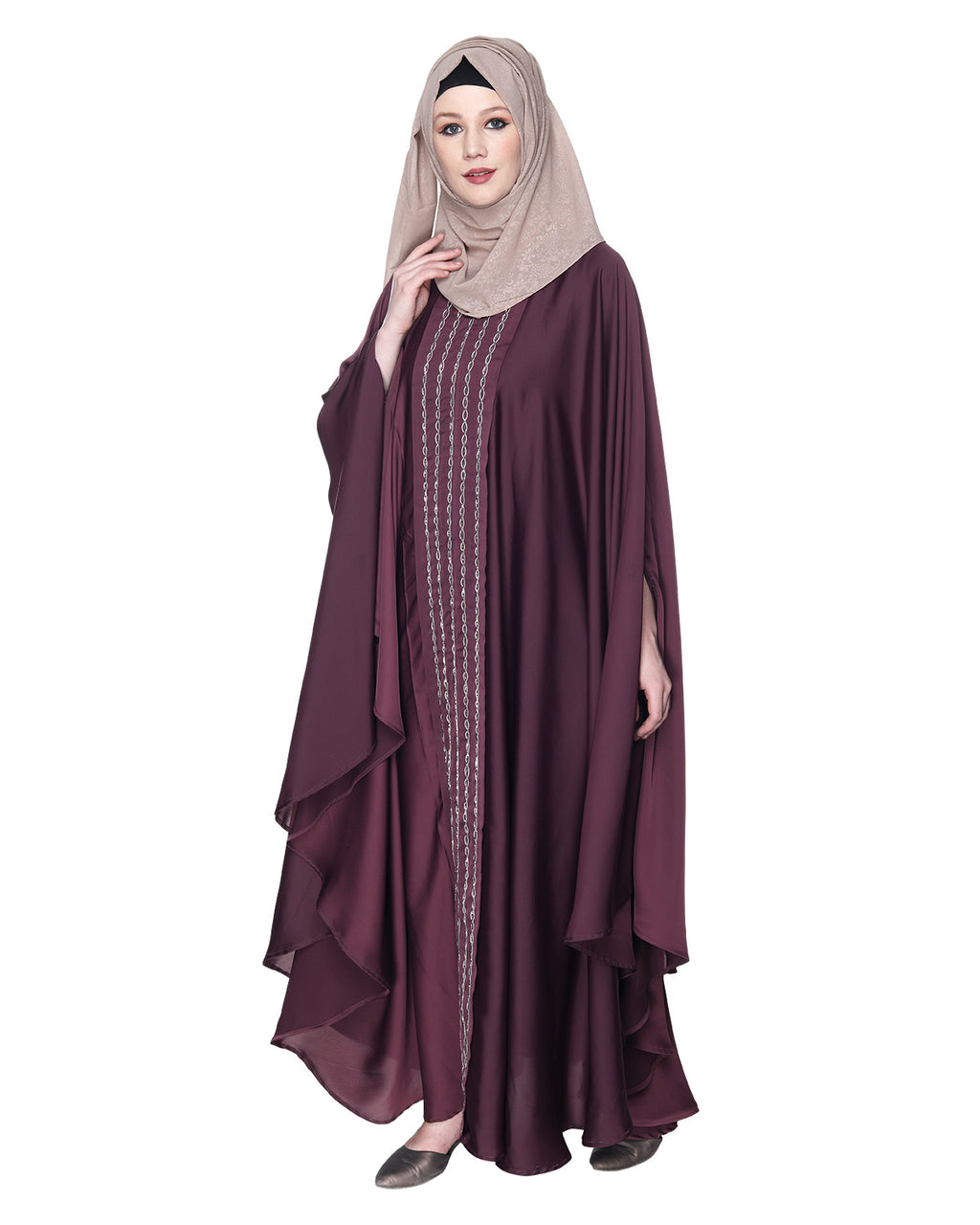 Festive Glittering Embroidered Kaftan