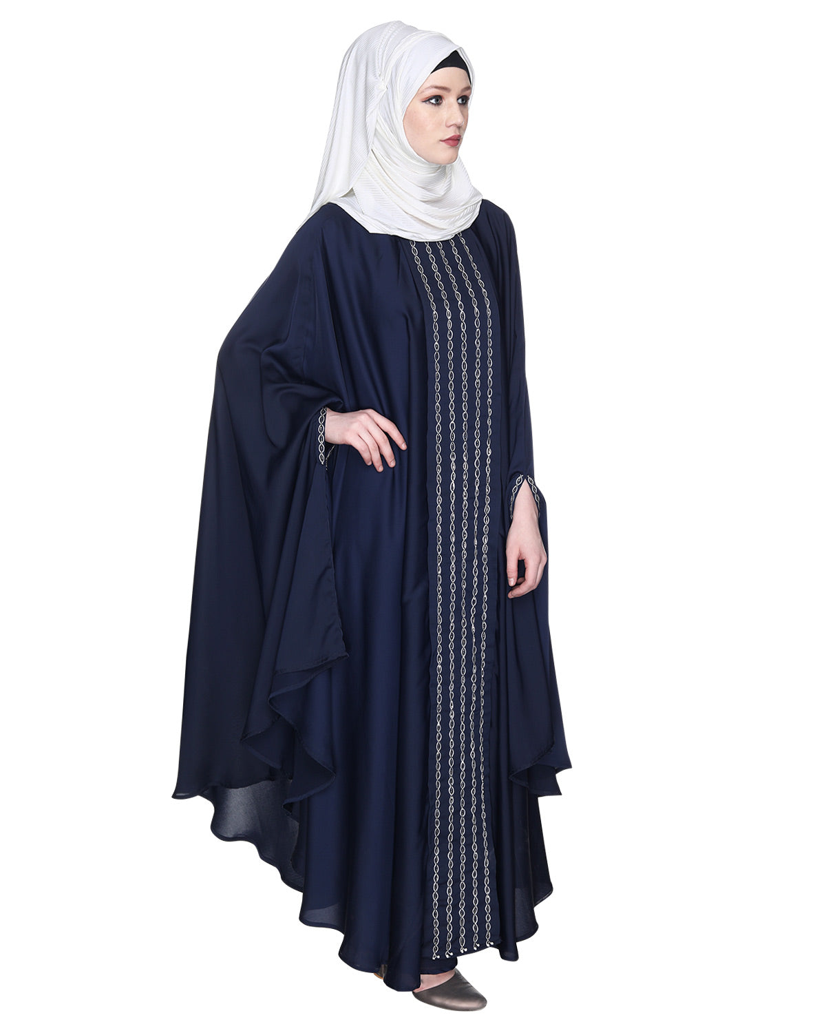 Festive Glittering Embroidered Kaftan