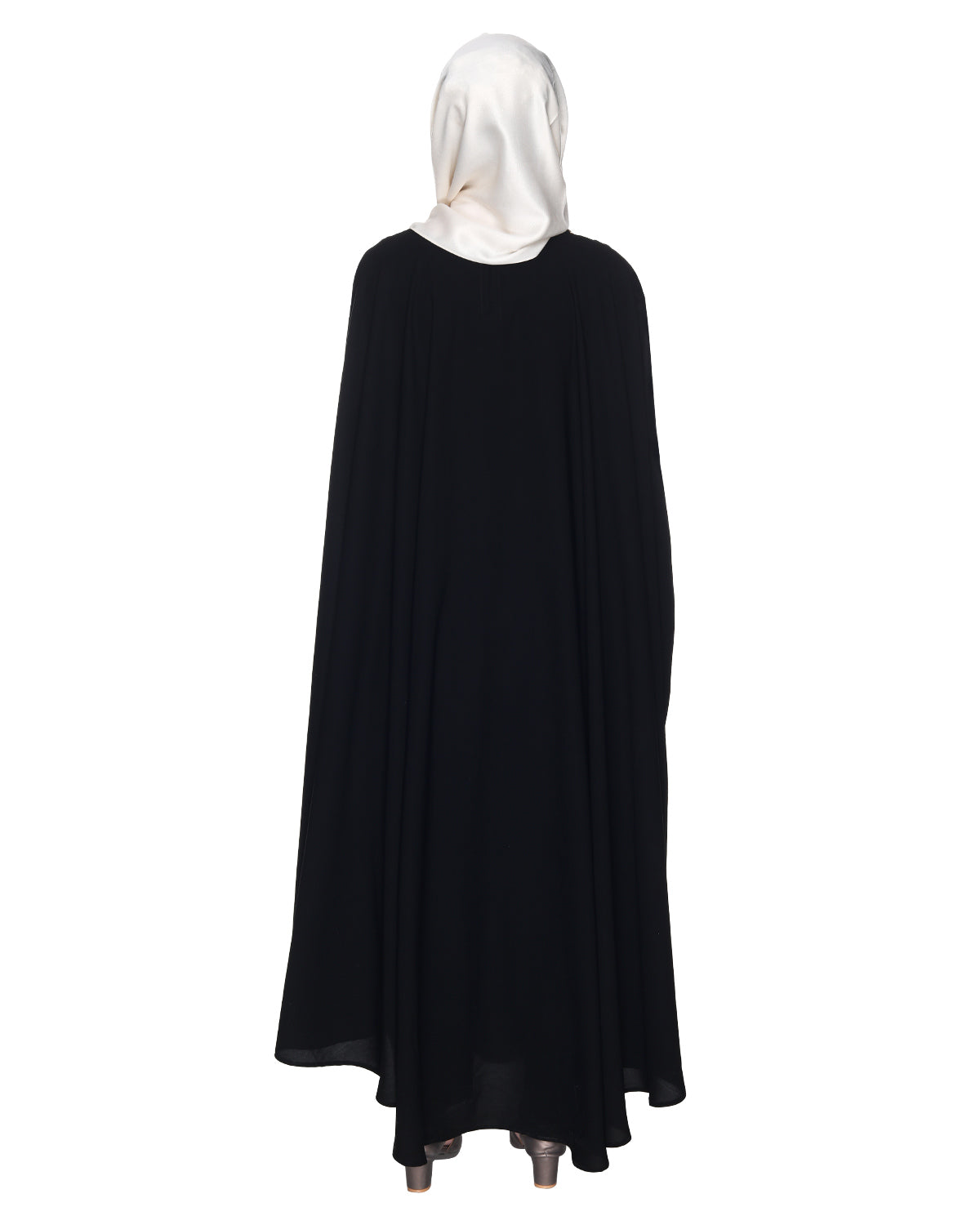 Single Layered Black Luxury Irani Kaftan