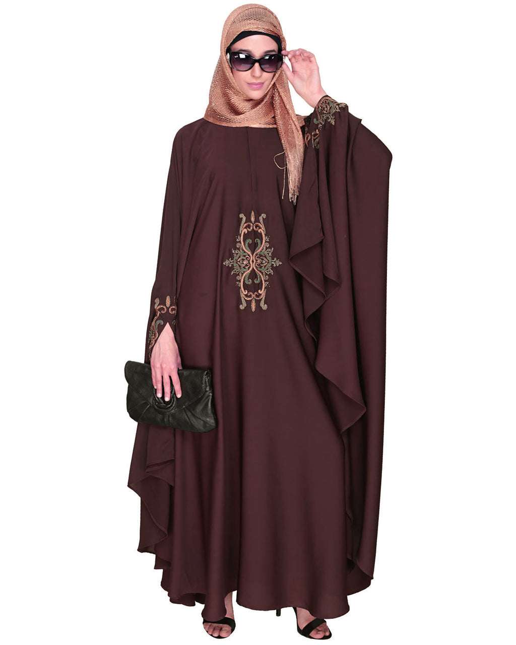 Irani Kaftan Wine One Size