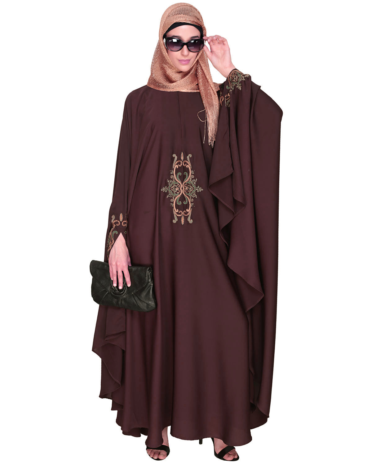 Irani Kaftan Wine One Size