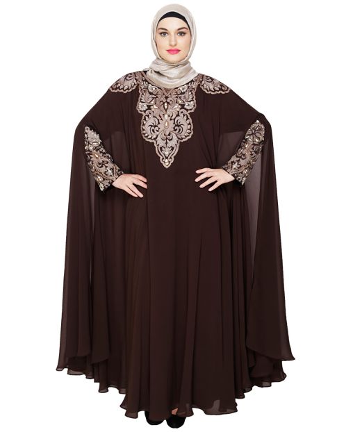 Petite Brown Irani Kaftan