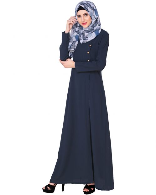 Classic Blue Abaya