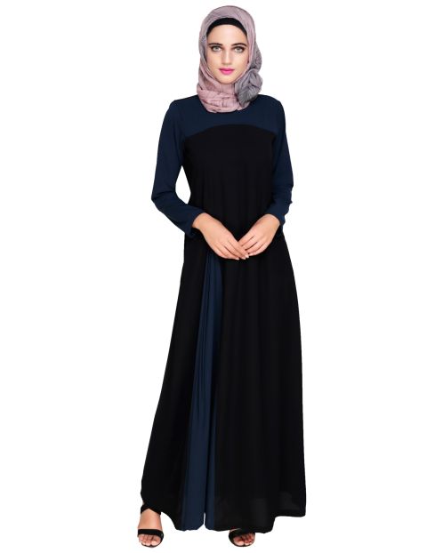 Accordion Side Pleated Abaya