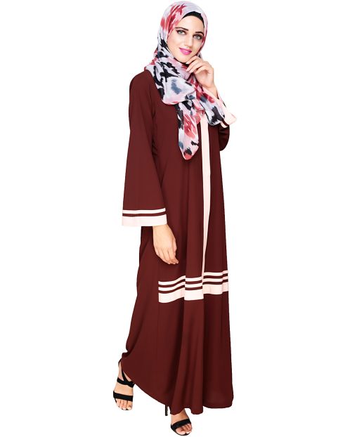 Elementary Brown Abaya