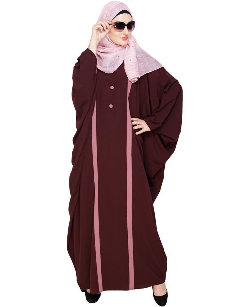 Colourblock Brown Kaftan