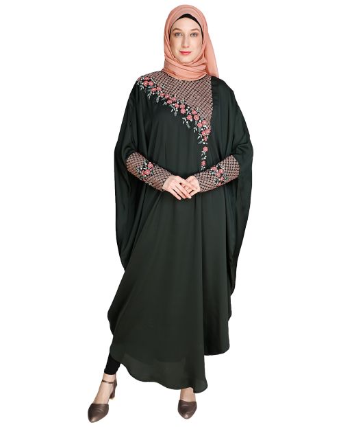 Luxury Olive Green Kaftan