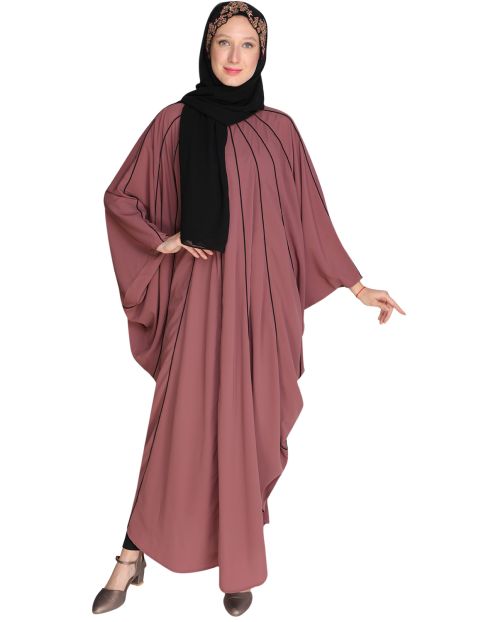 Sassy Panelled Onion Pink Kaftan