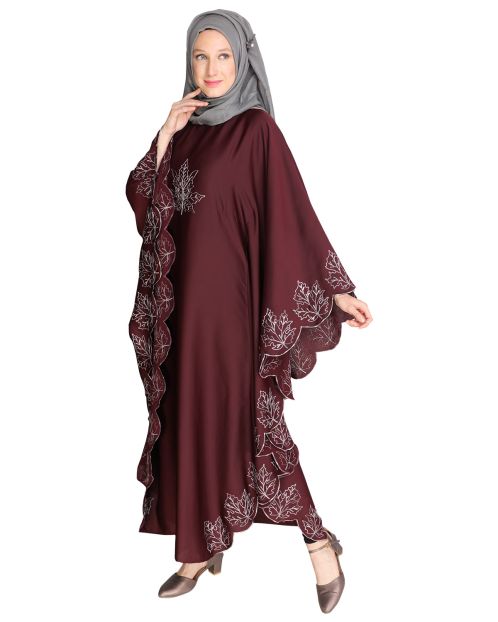 Spring Leaf Wine Kaftan