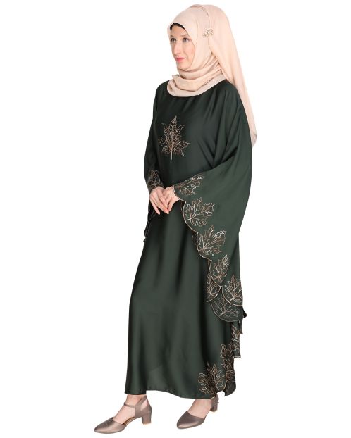 Spring Leaf Olive Kaftan