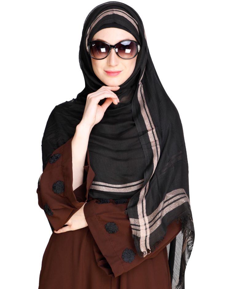 black colour hijab