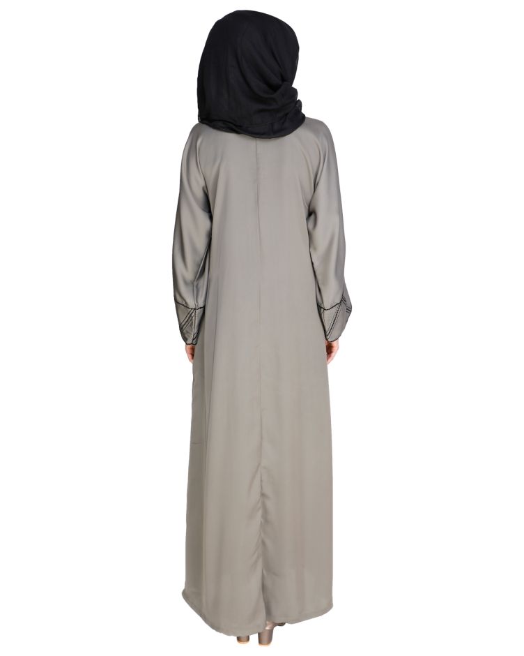 button abaya designs