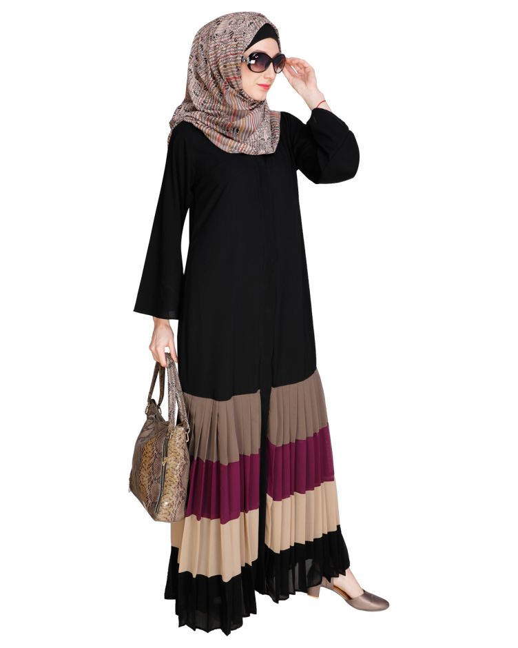 Abaya pleated