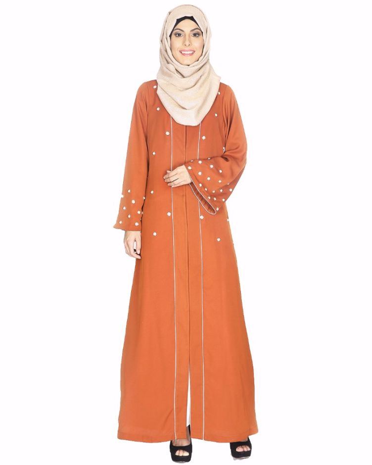 Pearl design abaya hotsell