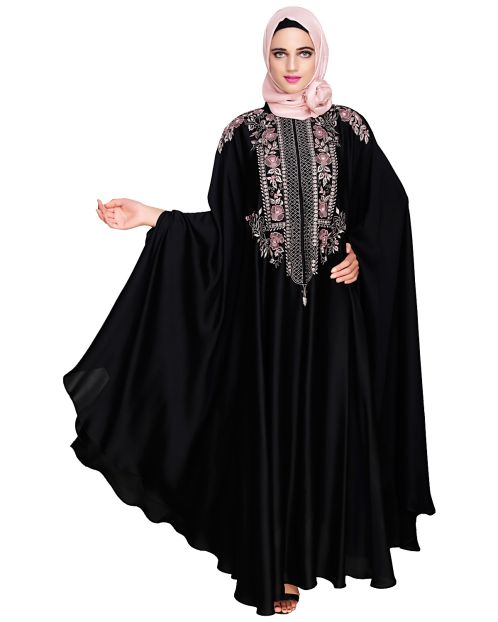 Royal Black Irani Kaftan