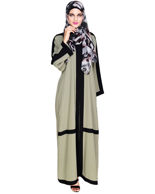  Enswathe Mint Green Dubai Style Abaya