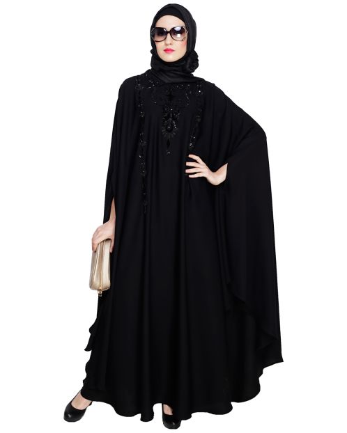 Majestic Black Irani Kaftan