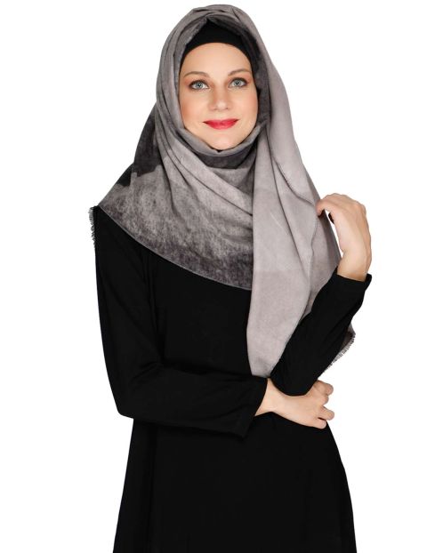 Vintage Black winter wear Hijab