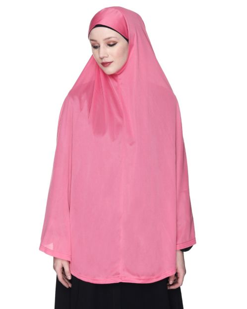 Classy Jersey Onion Pink Khimaar