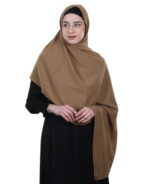 Premium Brown Turkish Hijab