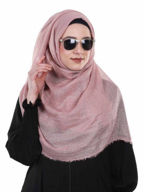Ultra Soft Super premium Dull Pink crushed hijab