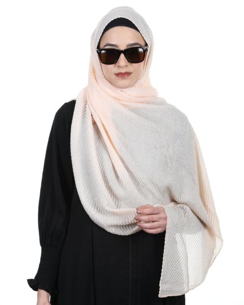 Super Stylish Peach Hijab