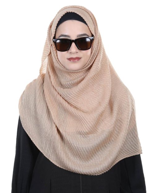 Super Stylish Golden Hijab