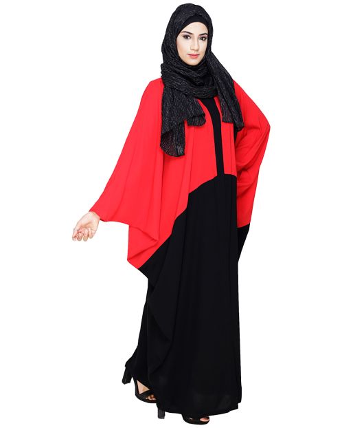 Spiffy Black and Red Kaftan