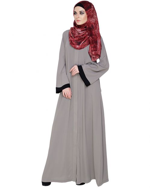Vintage Grey Abaya