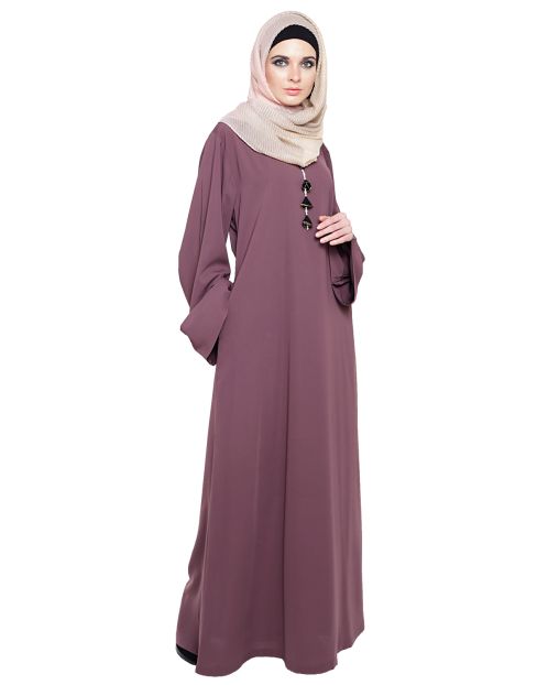 Classy Mulberry Abaya