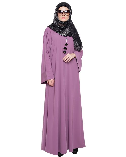 Classy Mauve Abaya