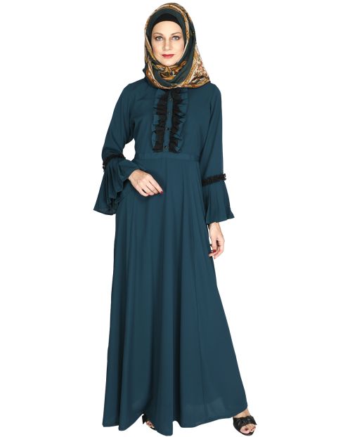 Frill Detailed Abaya