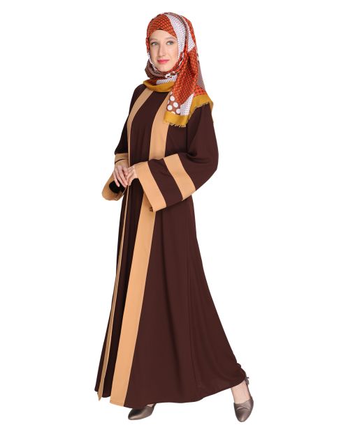 Contemporary Brown Abaya