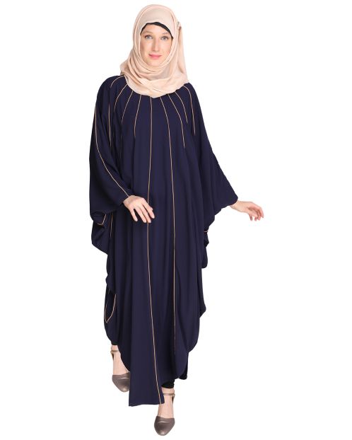 Sassy Panelled Blue Kaftan