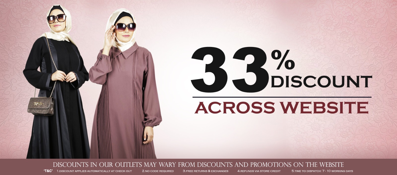 33% Discount Across Website
